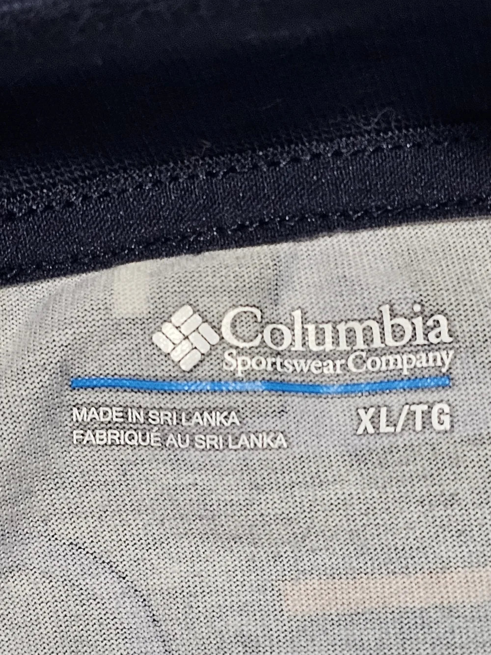 Columbia Sportswear Crew Neck Hooded Y2K Retro All Over Spell Out XL